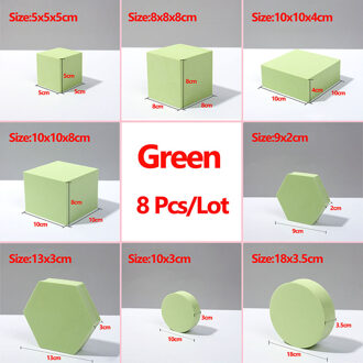 Foam Cube Fotografie Achtergronden Props 10 Kleuren Waterdichte Foto Achtergrond Decoratie Stilleven Fotostudio Accessoires pauw blauw