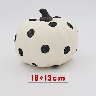 Foam Kunstmatige Pompoen Halloween Pompoen Decoratie Simulatie Pompoen Bar Mall KTV Scene Arrangement Foto Props Huis Tuin golf punt wit