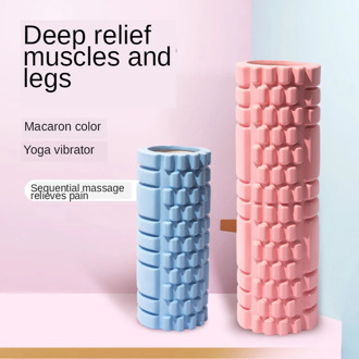 Foam Shaft Relaxing Muscle Massage Stick Beginner Spiked Club Foam Roller Yoga Supplies Hollow Yoga Pillar