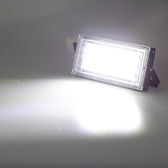 Foco Led-schijnwerper Outdoor Ac 220V 50W Real Power Led Straat Lamp Led Spotlight Kas Groeien Overstroming Licht ip65 Waterdicht wit