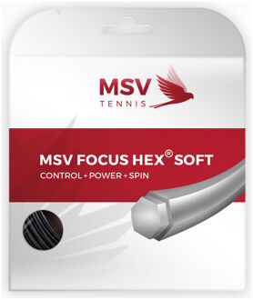Focus-HEX Soft Set Snaren 12m zwart - 1.20