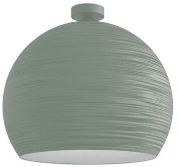 Focus Plafondlamp, 1x E27, Metaal, Groente Iceberg/wit, D.40cm