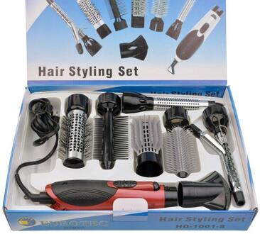 Föhn 5 In 1 Elektrische Föhn Kam Krultangen Wand Brush Negatieve Ion Haar Krultang Stijltang eu stekker / 7 in 1