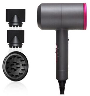 Föhn Blauw 2000W Professionele High Power Styling Tools Föhn Warme En Koude Wind Föhn Volumizer Hamer droger grijs / VS
