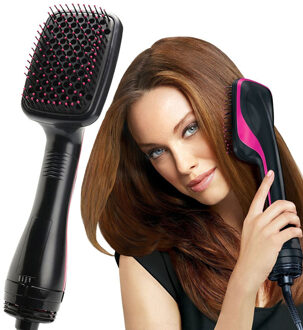 Föhn Borstel Een Stap Föhn Volumizer Salon Blower Air Brush Professionele Föhn Kam Stijltang Borstel eu stekker / geen doos