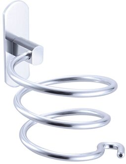 Föhn Houder Wandmontage Organisator Spiraal Standhouder Rack Aluminium Badkamer Plank Opslag Badkamer Accessoire Muur Plank matte