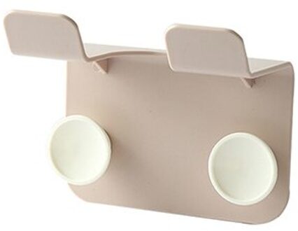 Föhn Rack Wandmontage Badkamer Haardroger Organisator Plank Met Haak Wasruimte Opslag Houder Roze