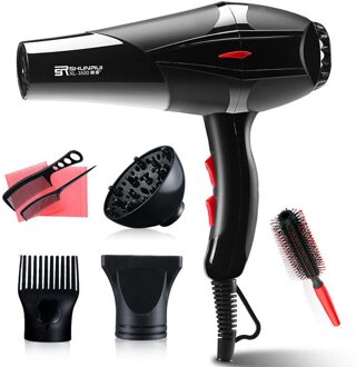 Föhn Voor Kappers Kapper Salon Tools Föhn Lage Haardroger Föhn Fan 220-240V 3200W sterke Macht 3200W (8 in 1)