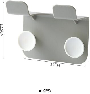 Föhn Wall Mount Houder Barth Wc Opslag Plank Plastic Zelfklevende Magazijnstelling Föhn Stand Badkamer Accessoires 03 1stk