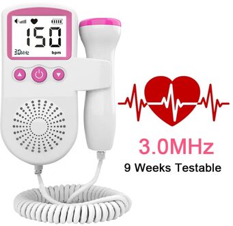Foetale Hartslag Monitoring Ultrasound Voogdij Foetale Gezondheid State Elektronische Thuis Draagbare Babyfoon Vervangbare Batterij