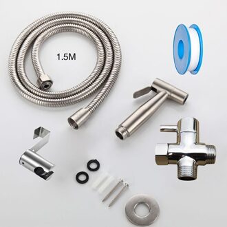 FOHEEL 304 Rvs hand bidet douche Toilet hygiënische douche bidet sproeier kraan set badkamer douche handheld bidet set