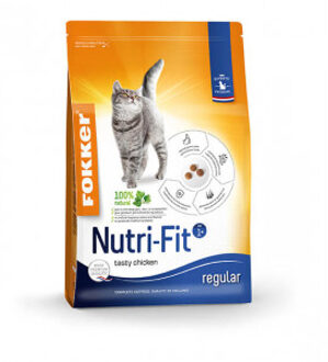 Fokker Cat Nutri-Fit Kip - - 10+2 kg