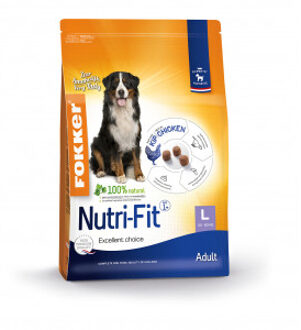 Fokker Dog Nutri-Fit L Kip - Hondenvoer - 2.5 kg