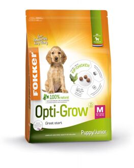 Fokker Dog Opti-Grow M Kip - Hondenvoer - 13 kg