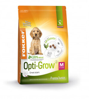 Fokker Dog Opti-Grow M Kip - Hondenvoer - 13 kg