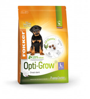 Fokker opti-grow puppy / junior large hondenvoer 2,5 kg