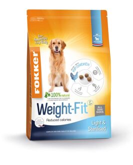 Fokker weight-fit light / sterilised hondenvoer 13 kg