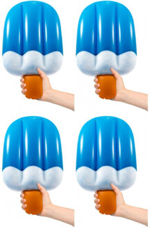 Folat 4x stuks opblaasbaar ijsje 50 cm