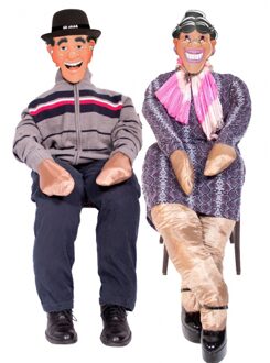 Folat Abraham of Sarah tuinpop - op te vullen - 185 cm - nog aan te kleden pop Multi