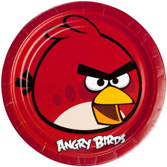 Folat Angry Birds Bordjes, 8st.