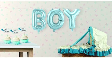 Folat Babyshower jongen opblaasletters