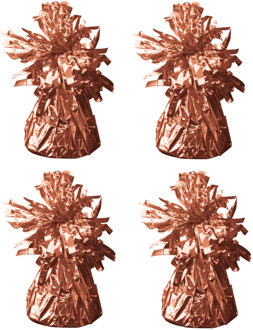 Folat Ballon gewichtje - 4x - rose goud - 170 gram - helium ballontrosje
