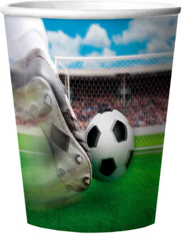 Folat Bekertjes 3d Soccer Party 266 Ml: 4 Stuks