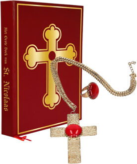 Folat Combi-set Sinterklaas - grote boek - sieraden set - sinterklaas/goedheiligman
