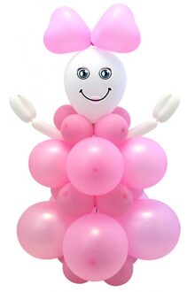 Folat Doe het zelf ballon set geboorte meisje Multi