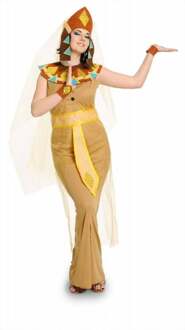 Folat Egyptische Vrouw 5delig kostuum- Verkleedkleding-Maat S/M