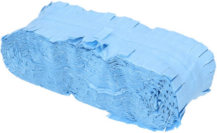 Folat Feest/verjaardag versiering slingers blauw 24 meter crepe papier Lichtblauw