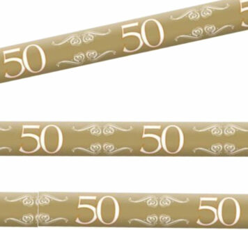 Folat gouden jubileum markeerlint - 50 jaar - feestartikelen - feest versiering