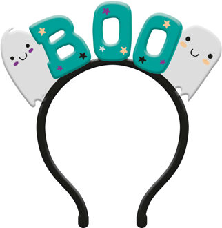 Folat Halloween thema verkleed diadeem - one size - zwart/blauw - kinderen - Verkleedhoofddeksels