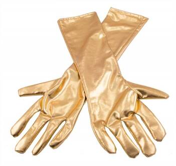 Folat Handschoenen metallic goud