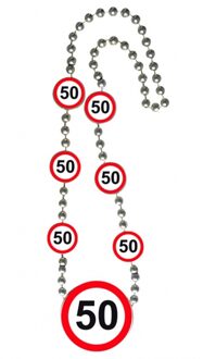 Folat Ketting verkeersbord 50 Multikleur