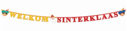 Folat Letterslinger welkom Sinterklaas 230 cm Multi