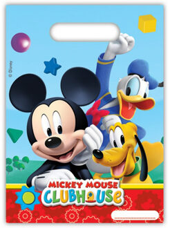 Folat Mickey Mouse Clubhuis Uitdeelzakjes - 6 Stuks Multikleur