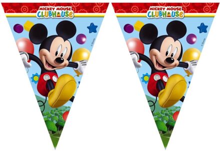 Folat Mickey Mouse clubhuis vlaggenlijn - 3 meter Multikleur