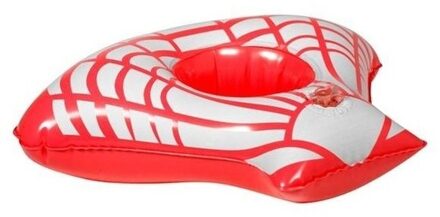 Folat Opblaasbare drankhouder rode zeeschelp 23 cm