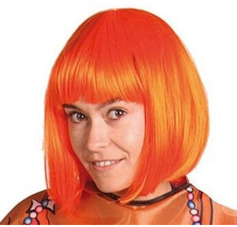 Folat Pruik Bobline - Oranje