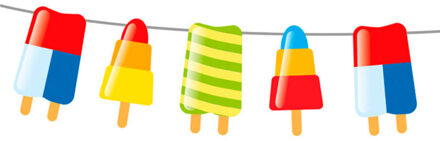 Folat Slinger Met Zomerse Ijsjes - 10 Meter