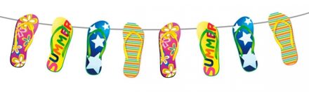 Folat Strand/zomer thema teenslippers slinger 10 meter