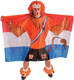 Folat Vlag Poncho 150 x 100 cm, NL Leeuw