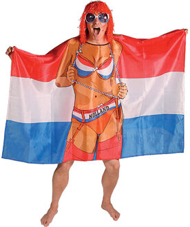 Folat Vlag Poncho 150 x 100 cm, NL Maid in Holland