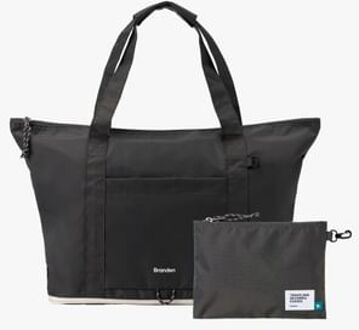 Foldable Carry-all Tote Bag - 5 Colors Charcoal Grey