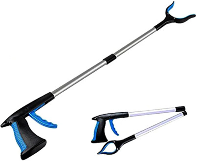 Foldable Litter Reachers Pickers Pick Up Tools Gripper Extender Grabber Picker Trash Litter Picker For Wheelchair And Disabled