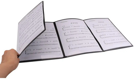 Foldable Music Sheet Score Folder A4 Size Expanded Piano Score Folder