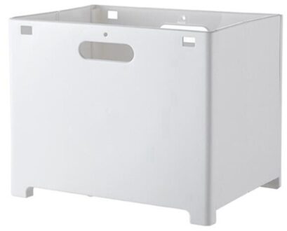 Foldable Storage Basket Plastic Sundries Underwear Toy Storage Box Cosmetic Book Organizer Laundry Basket wit