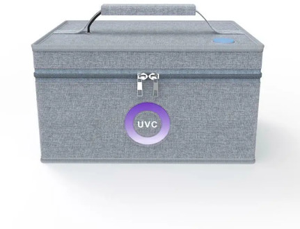Foldable UV Light Sanitizers Bag Portable UVC Box Rechargeable Clean Kills Germs Disinfection Box for Mask Underwear