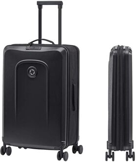 Foldaway koffer opvouwbaar 66 cm pure black Zwart